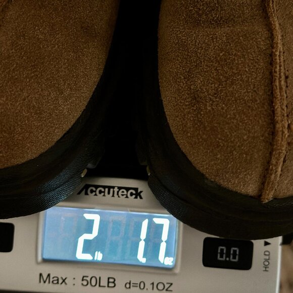 Skechers Indoor/Outdoor Slippers-Size 8.5-Tan/Brown Suede w/Faux Fur lining - Picture 11 of 11